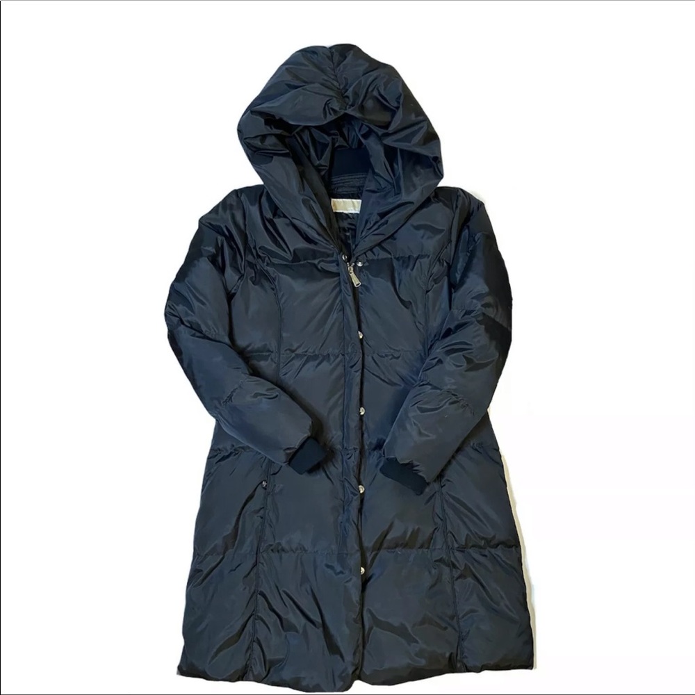 Michael Kors Down Fill Puffer Jacket Size L hooded